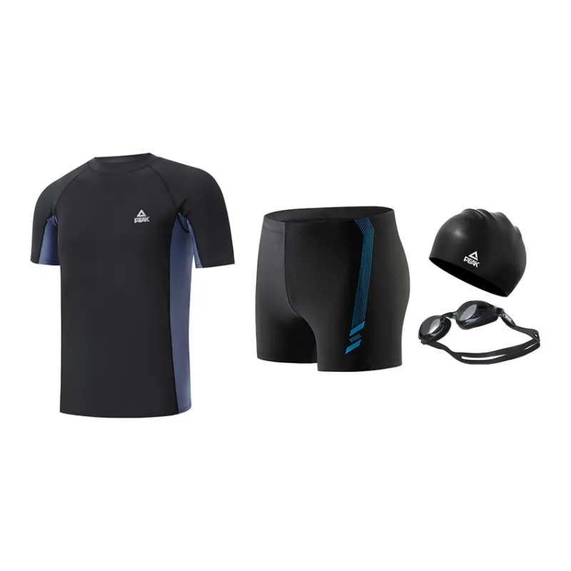 PEAK Swimming Sets Polyester Spandex Polyamide Hot Spring Men's-2