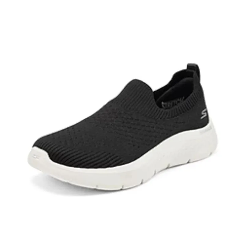 Skechers Women's GO WALK Breathable And Lightweight Low Top Casual Shoes Women's Black White-2