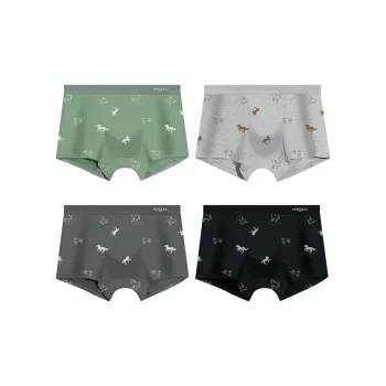Red Bean Underpants Men's 4 Pack