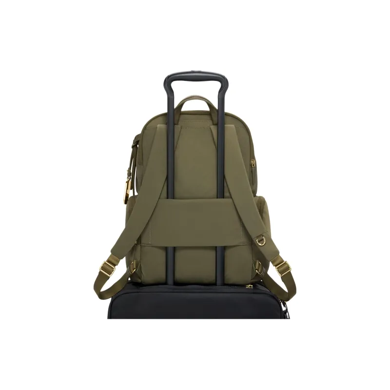 TUMI Voyageur Nylon Backpack Unisex Olive Green-4