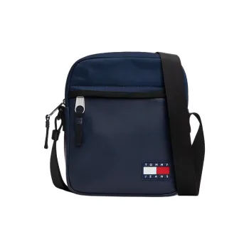 Tommy Hilfiger Polyurethane Reporter Bag Shoulder Bag Crossbody Bag Regular Men's Dark Night Marine Blue