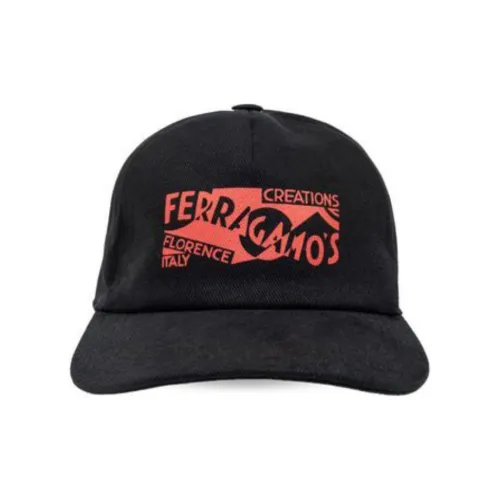 Ferragamo Logo Printed Baseball Cap