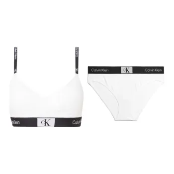 CALVIN KLEIN Modern Gravity Band Underwear Set Women's White