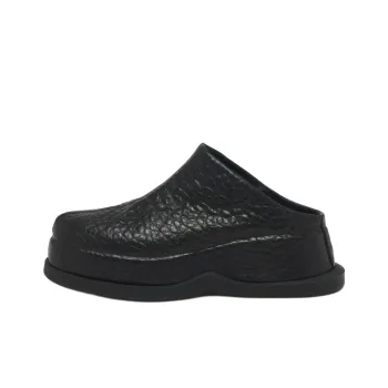 Alexander McQueen Wave Skull Embossed Mules Women's