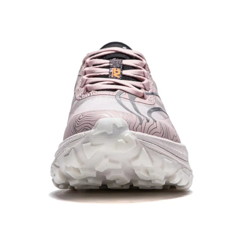 LiNing Dilu Cushioning Anti Slip And Wear Resistant Support Rebound Low Top Running Shoes Women's Gray-4