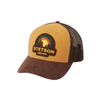 STETSON Cotton Baseball Caps Unisex Tawny