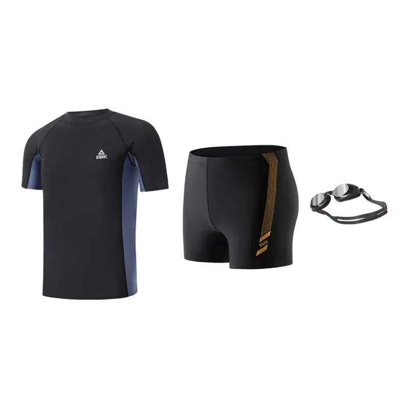 PEAK Swimming Sets Polyester Spandex Polyamide Hot Spring Men's-5