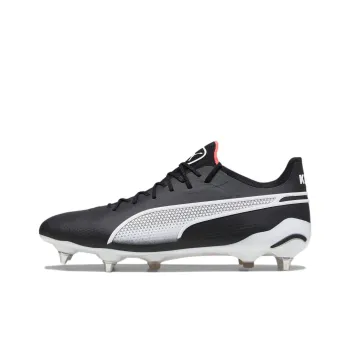 PUMA King Ultimate Soccer Shoes Men Low Top Black/White