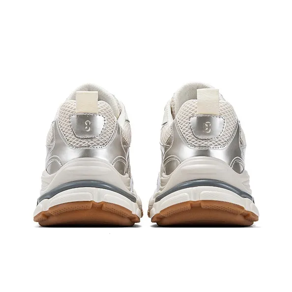 JOSINY Interstellar Odyssey Cushioned Wear Resistant Breathable Low Top Chunky Sneakers Men's Champagne Gold-4