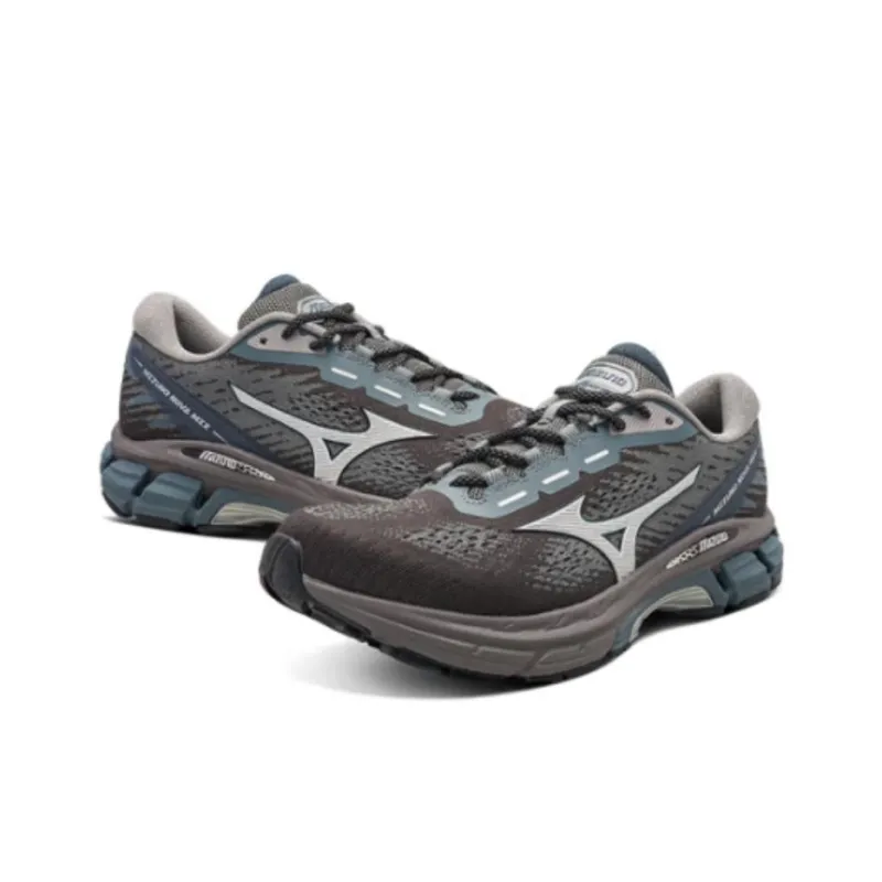 Mizuno NOVA MIX Anti-Slip Wear-Resistant Low-Top Running Shoes Unisex Gray-3