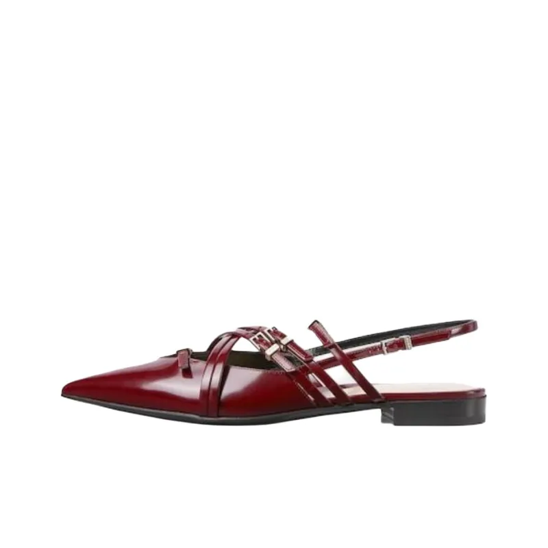 GUCCI Casual Single Shoes Women's Red-0