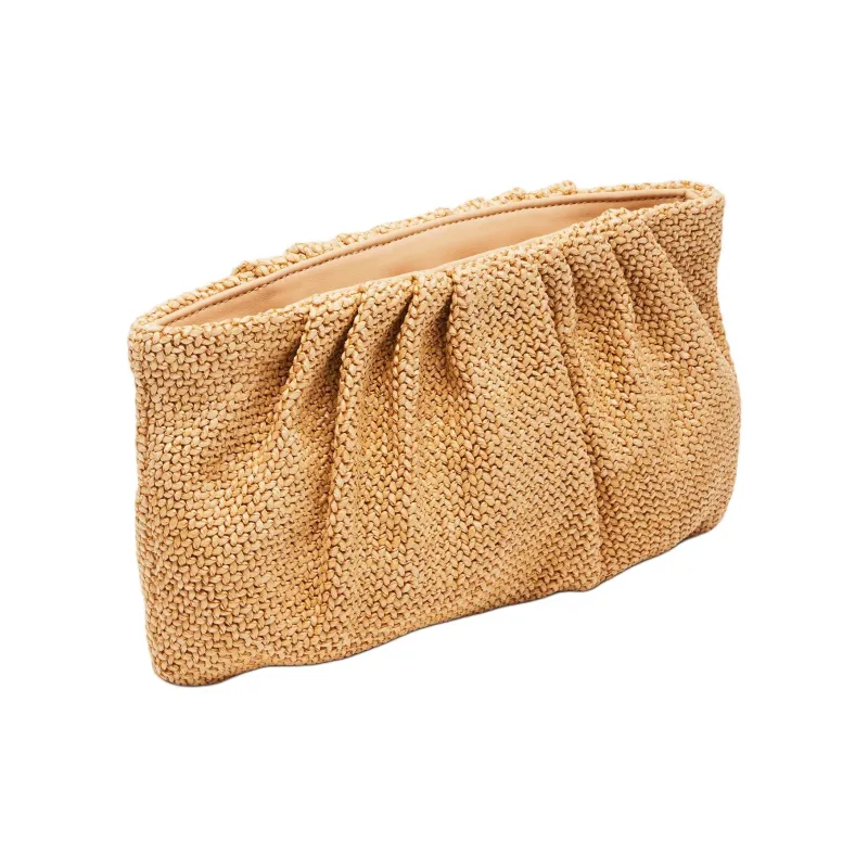 STEVE MADDEN Textile Materials One Shoulder Crossbody Clutches Women's Natural-1