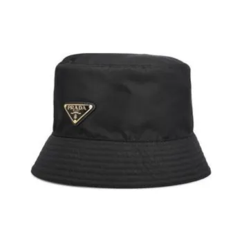 PRADA Recycled Nylon Bucket Hats Women's Black