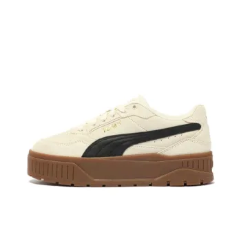 PUMA Karmen II Anti-Slip Wear-Resistant Low-Top Skateboard Shoes Women's Ecru