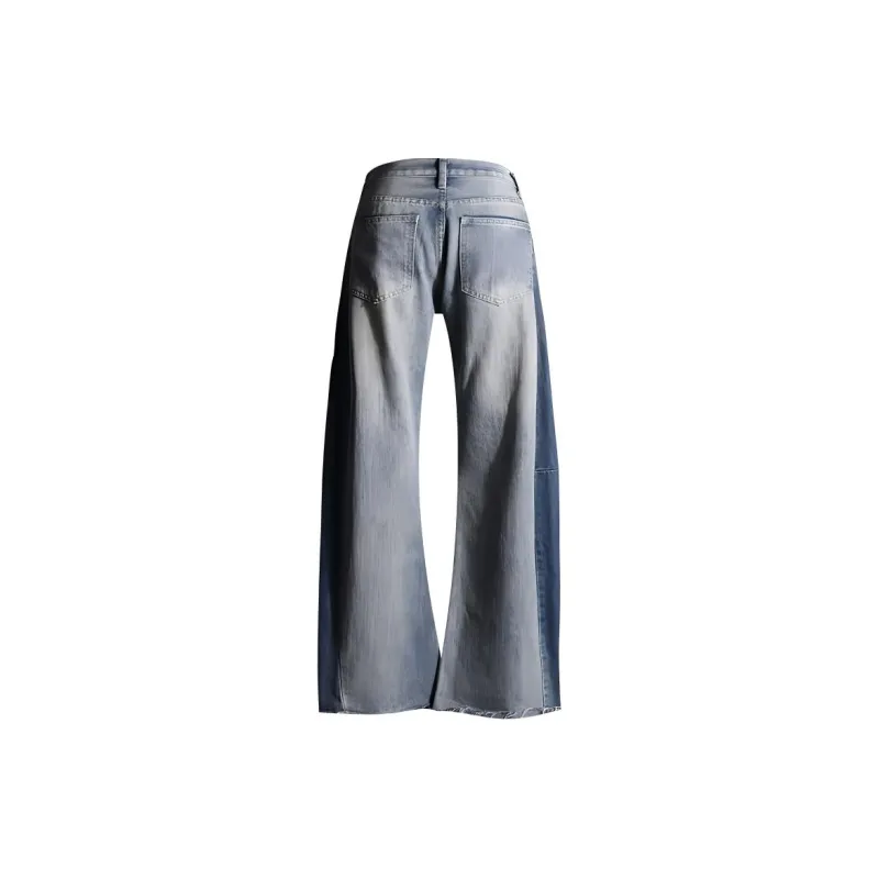 Kazakhstan Jeans Women's Tiered Blue-1