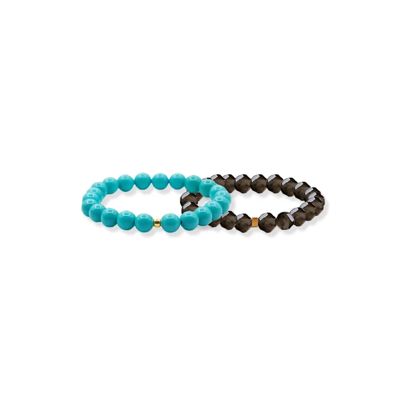 GUDS GAVE Obsidian Jade Rings Unisex-2