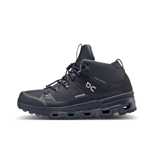 On Women's Cloudtrax Waterproof 'Black'