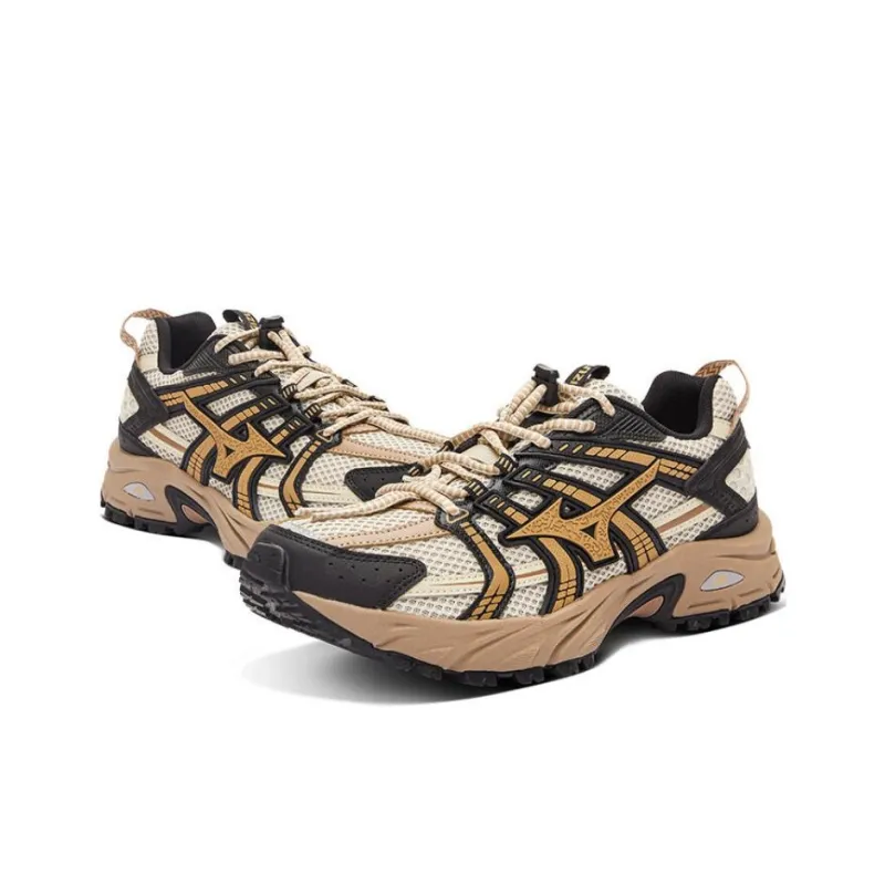 Mizuno FIYI TL Anti Slip Wear Resistant Low Top Trail Running Running Shoes Unisex Beige Black-2