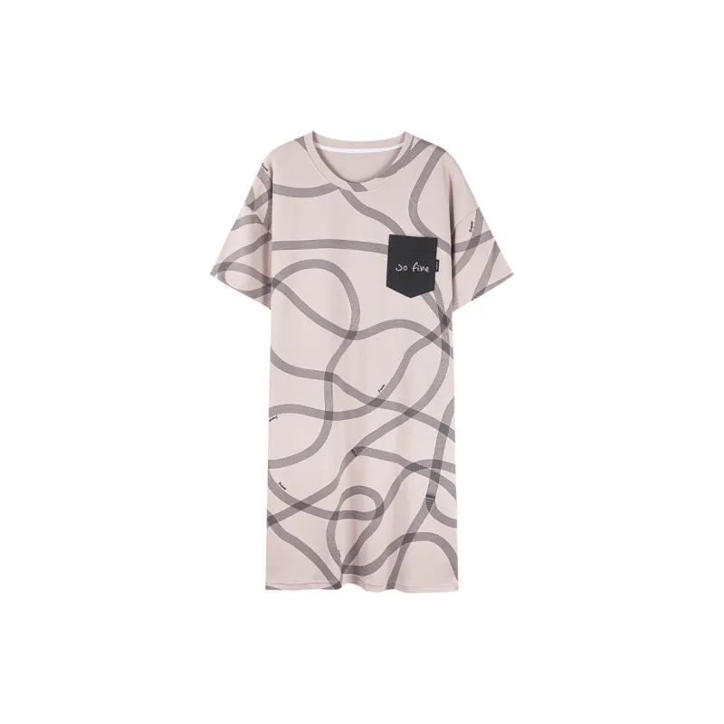 Mulong Family Nightgown Women's Ash Lotus Color-0