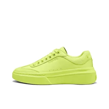 Skechers Court Classics Lightweight And Breathable Low-Top Skateboard Shoes Women's Lemon