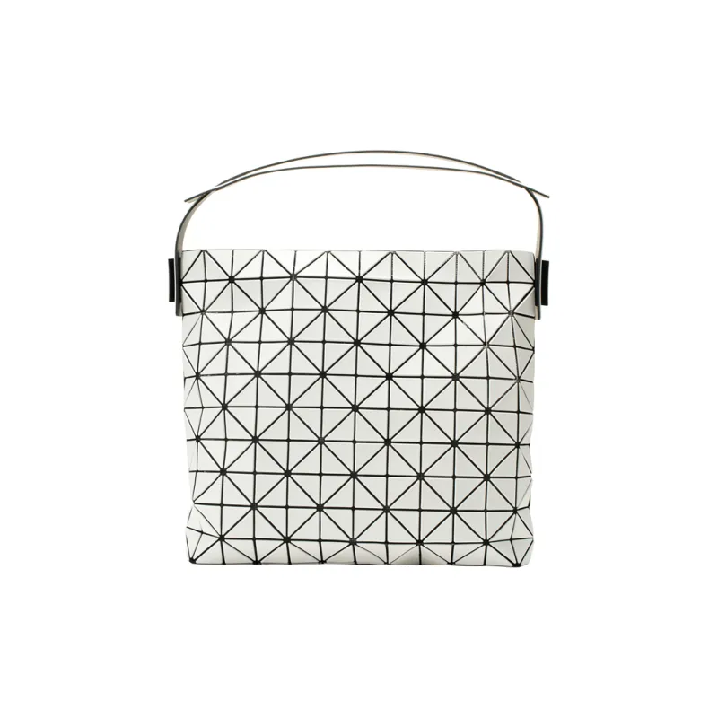 ISSEY MIYAKE Baguette Polyvinyl Chloride Resin Handbag, Shoulder Bag Women's White-1