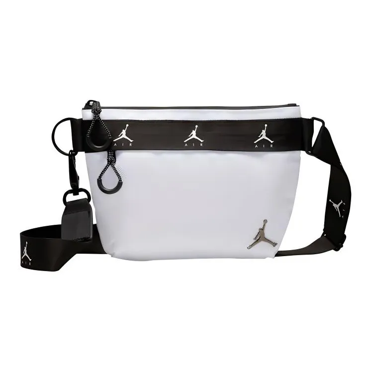 Jordan Polyester Fanny Pack Sling Bag Shoulder Bag Crossbody Bag Regular Unisex White-0