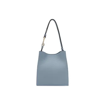 Furla Grain Calfskin Handbag, Shoulder Bag Women's Blue