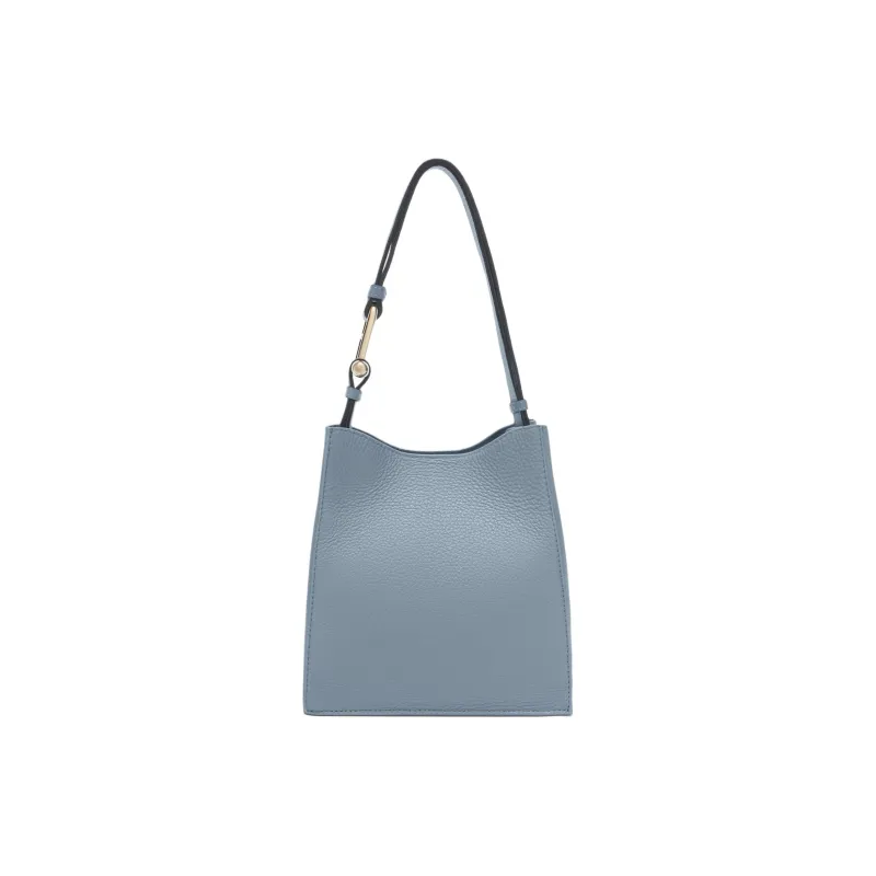 Furla Grain Calfskin Handbag, Shoulder Bag Women's Blue-0