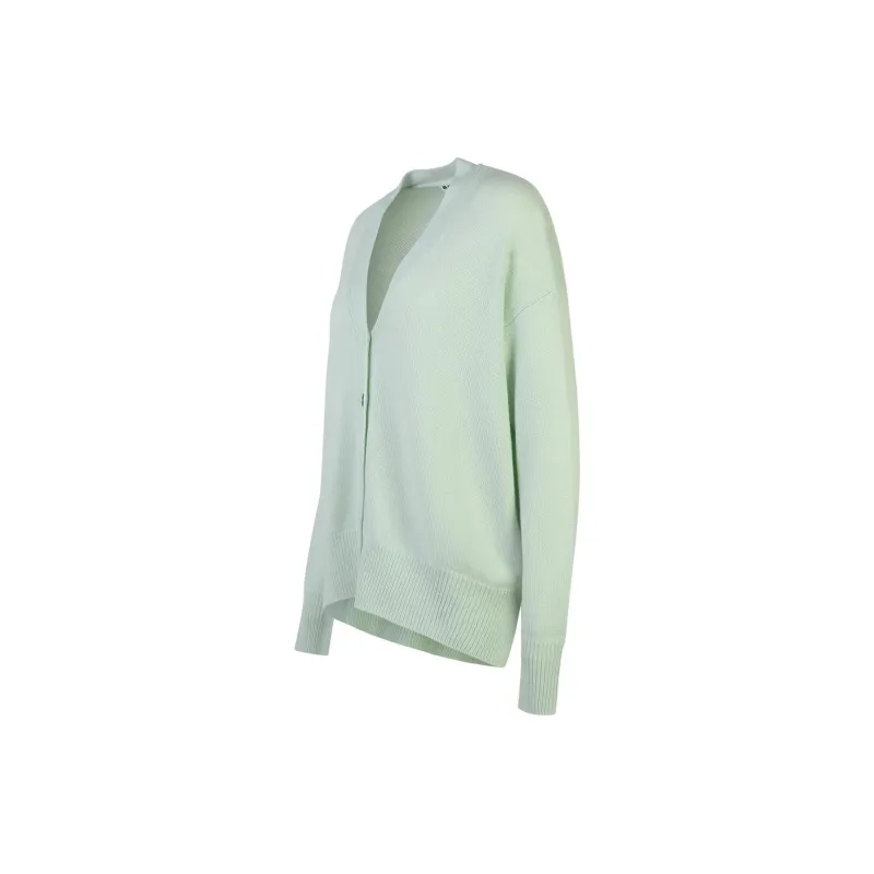 JIL SANDER V Neck Knitted Cardigan-2