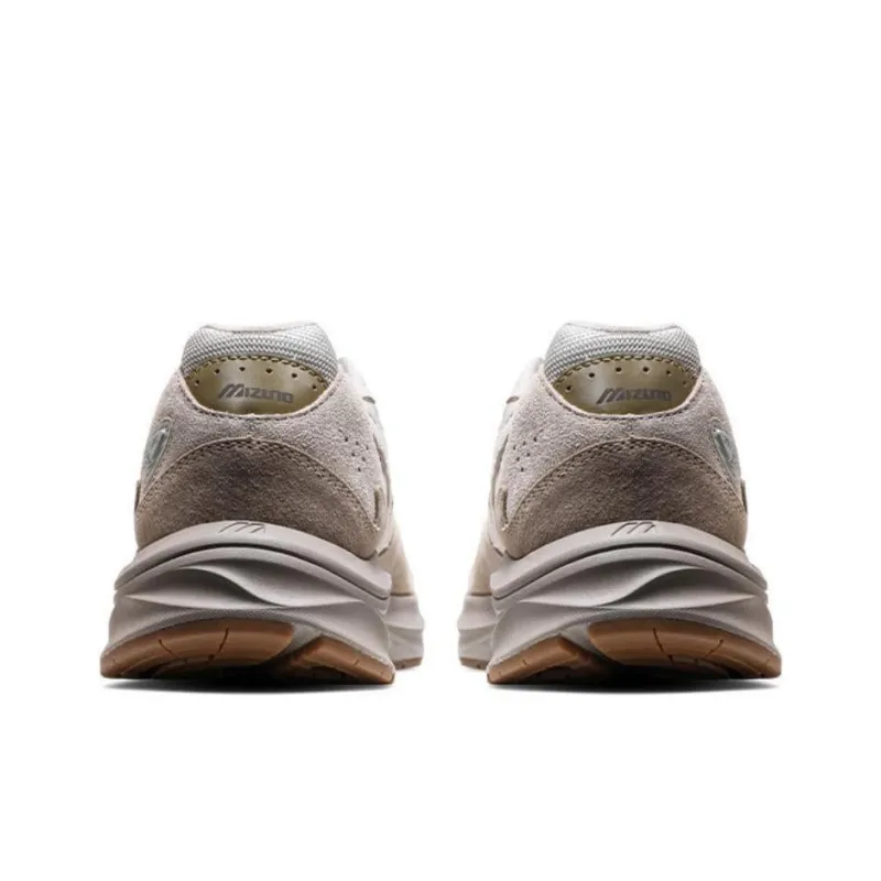 Mizuno Pi Retro Anti Slip Wear Resistant Low Top Running Shoes Unisex Light Gray/Stone Gray-2