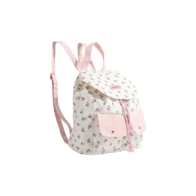 HACIN Canvas Backpack Regular Women's Ecru-0
