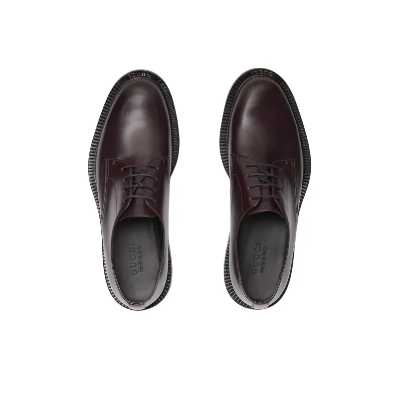 GUCCI Dress Shoes Men's Burgundy-3