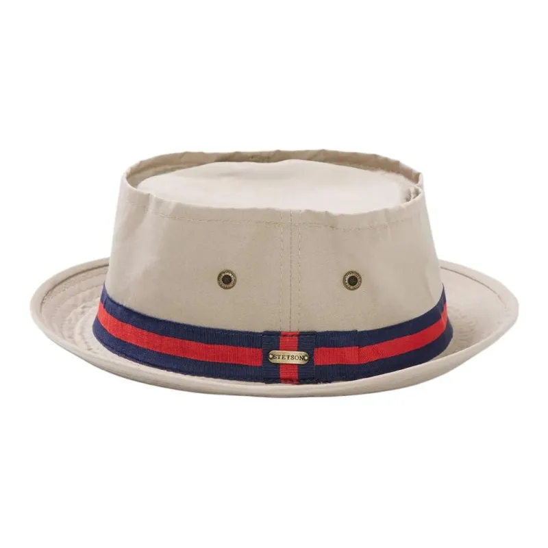 STETSON Cotton Bucket Hats Unisex Khaki-1