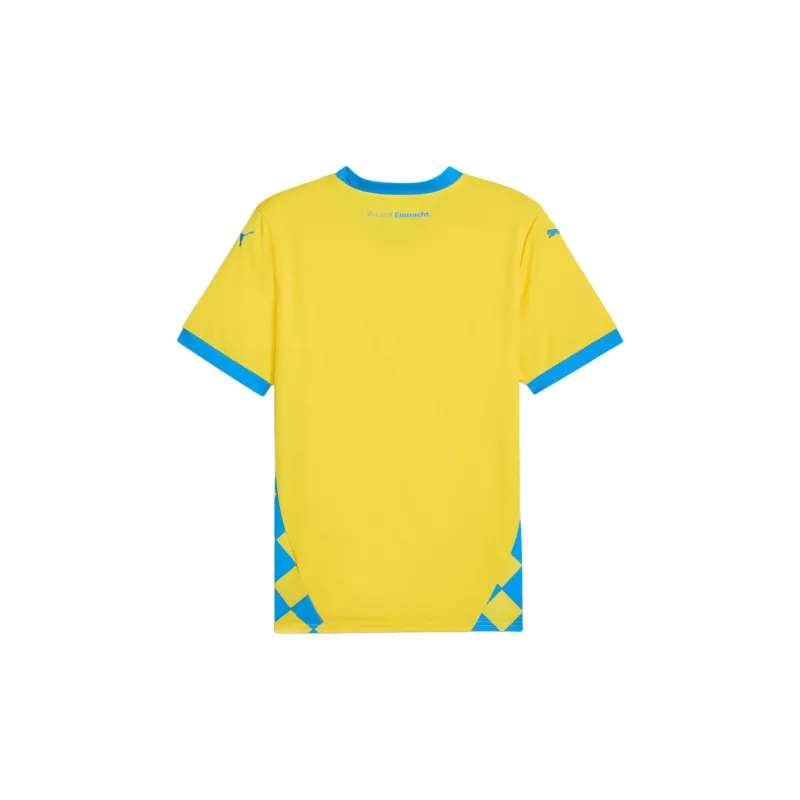 PUMA SS24 Eintracht Braunschweig Soccer Jerseys Men's Blue Yellow-1