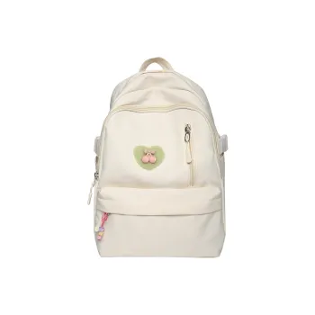 Cwatcun Nylon Backpack Women's Ecru/Black/Pink/Light Yellow/Light Green