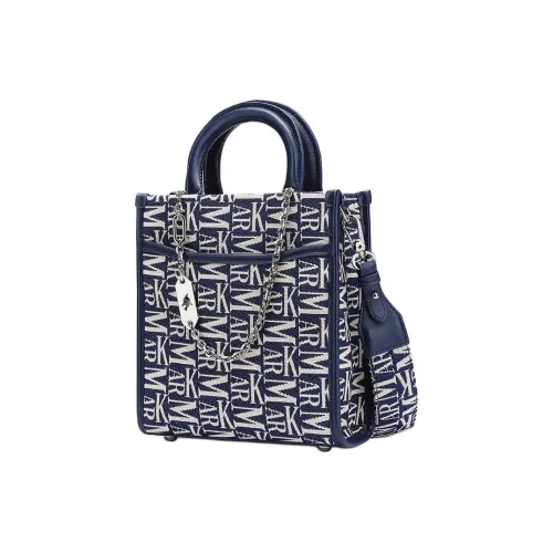 FAIRWHALE Fabric Shoulder Bag Crossbody Bag Handbag Large Size Women's Black/Blue