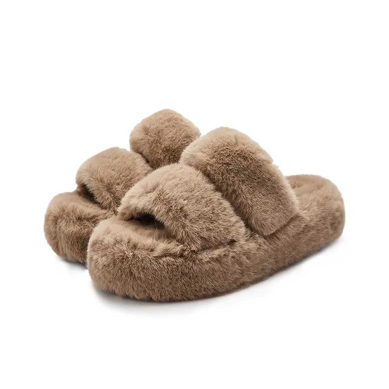JUZI PVC Polyvinyl Chloride Slip-Resistant Abrasion-Resistant Slide Slippers Women's-6