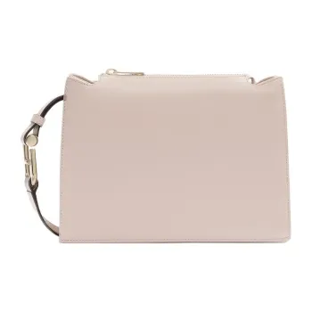 Furla Grained Calfskin Shoulder Bag Crossbody Bag Small Size Women's Pink