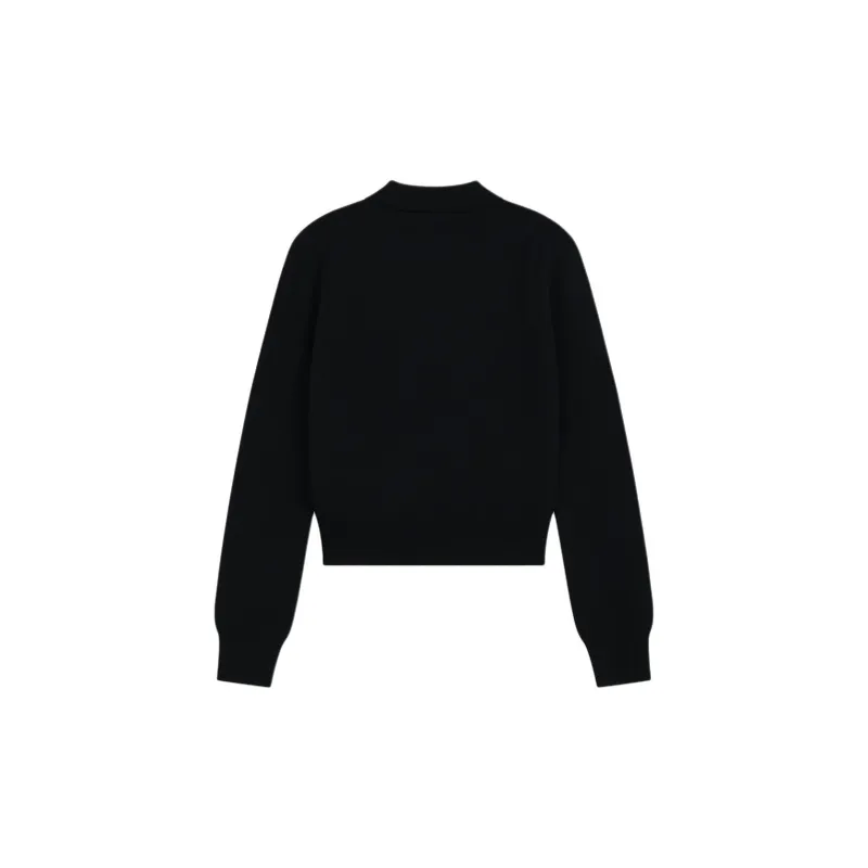 WE11DONE Polo Shirt Women's Black-1