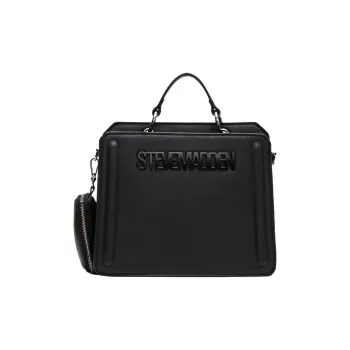 STEVE MADDEN Synthetic Material Shoulder Bag Crossbody Bag Handbag Women's Black