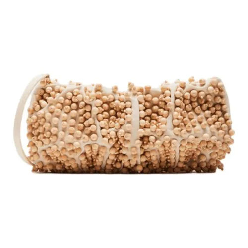 STEVE MADDEN Synthetic Material Clutch Bag Over The Shoulder Women's Natural