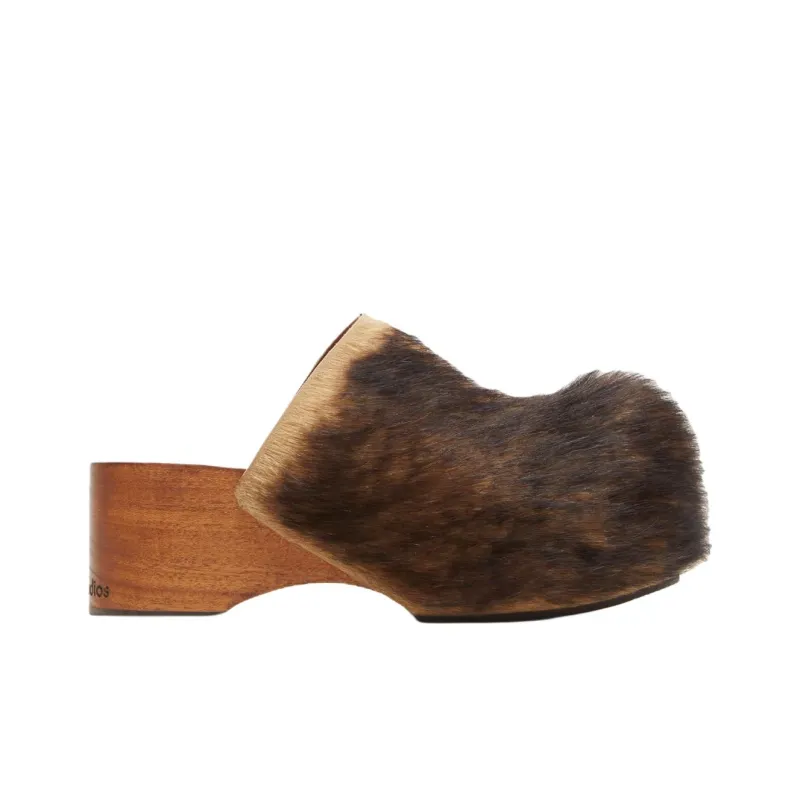 Acne Studios Closed Toe Slippers Women's Brown-1