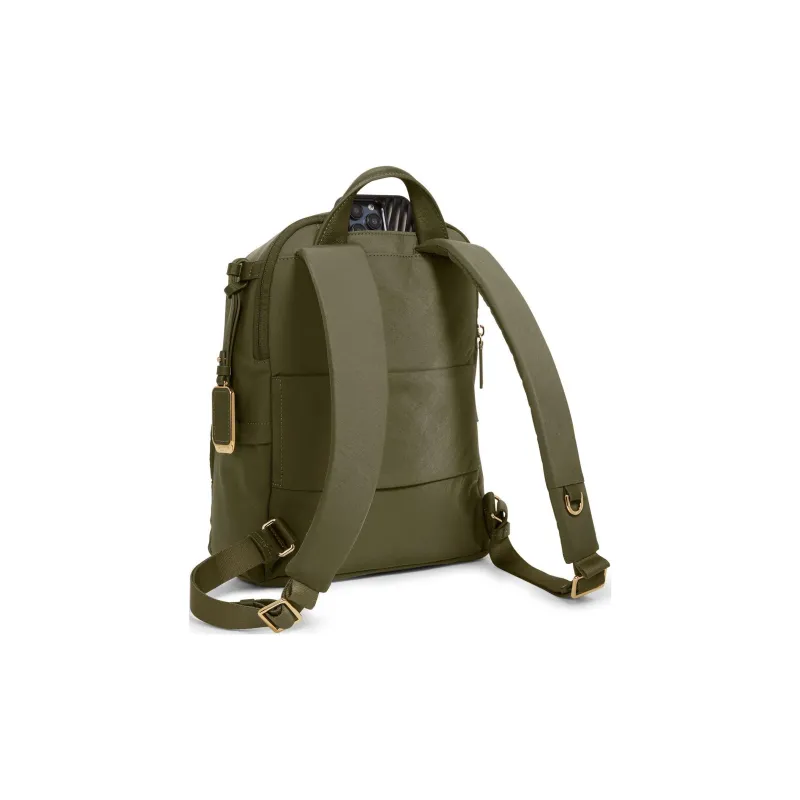 TUMI Nylon Backpack Women's Olive Green-1