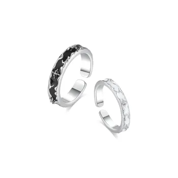 JUICY GRAPE Zircon Rings Unisex