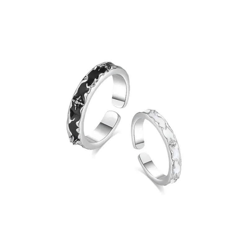 JUICY GRAPE Zircon Rings Unisex-0