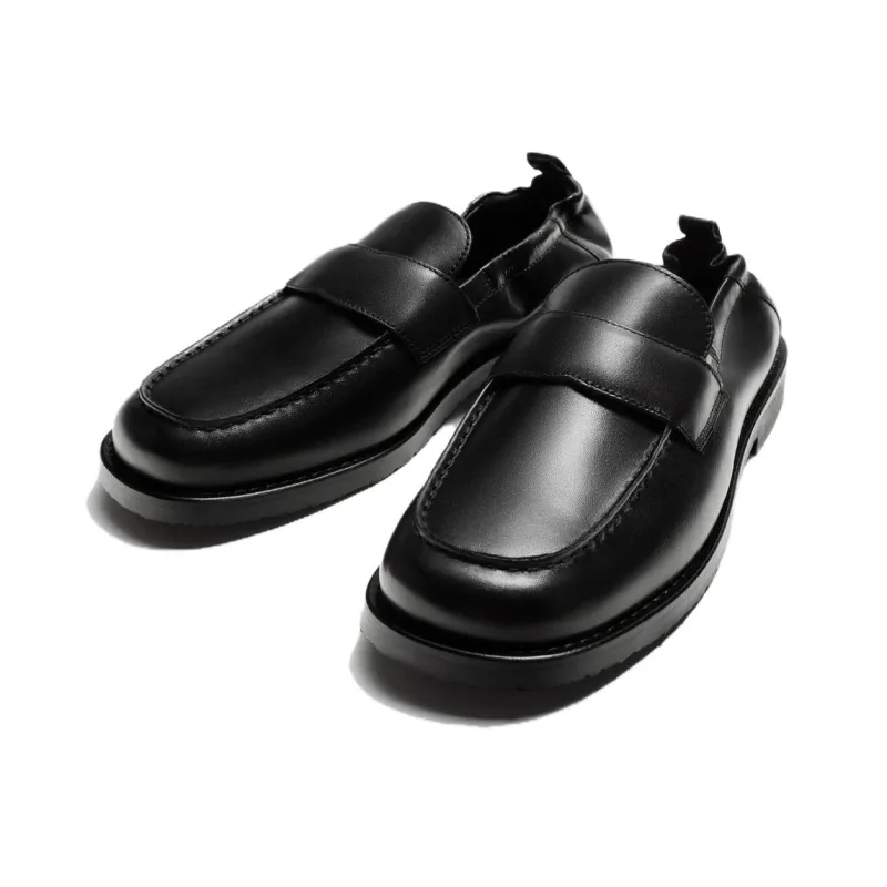 ZARA Loafers Men Black-2