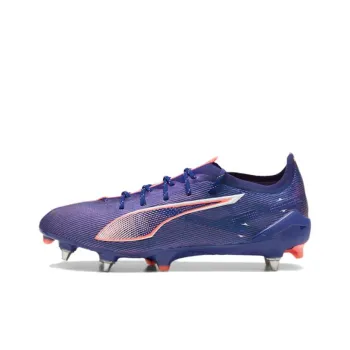 PUMA Ultra 5 SG Metal Long Studs Anti-Slip Wear-Resistant Soccer Shoes Unisex Blue Purple