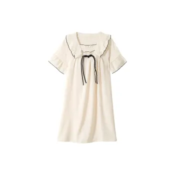 O'MESIK Nightgown Women's Apricot