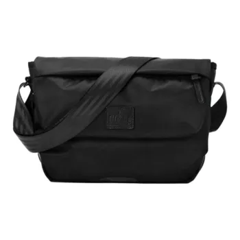 Manhattan Portage Nylon Crossbody Bag Shoulder Bag Small Size Unisex Black/Marine Blue/Olive