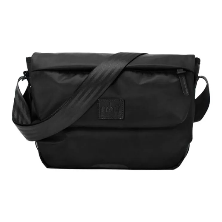 Manhattan Portage Nylon Crossbody Bag Shoulder Bag Small Size Unisex Black/Marine Blue/Olive-0